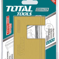 Heavy duty brass block padlock 80mm