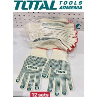 Knitted & PVC Dots Gloves