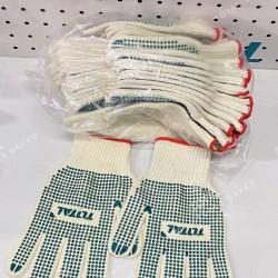 Knitted & PVC Dots Gloves
