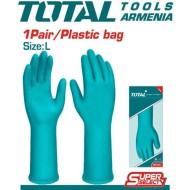 PVC gloves L