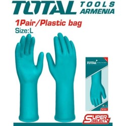 PVC gloves L