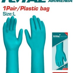 PVC gloves L