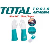 Grain goatskin gloves