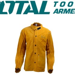 Leather welding jacket L