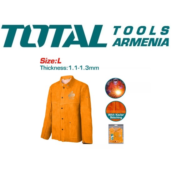 Leather welding jacket L Leather welding jacket L