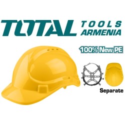 Safety helmet yellow