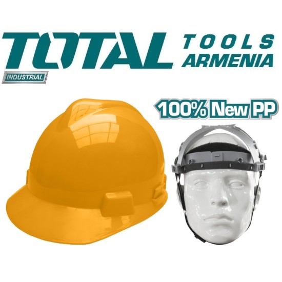 Safety helmet yellow