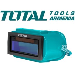 Auto darkening welding glasses