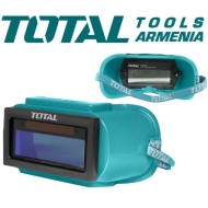 Auto darkening welding glasses
