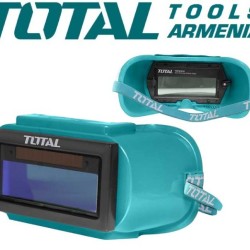 Auto darkening welding glasses