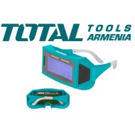 Auto darkening welding glasses