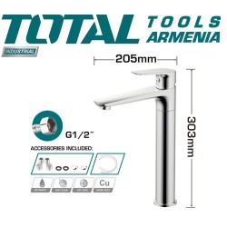 Single lever washbasin mixer