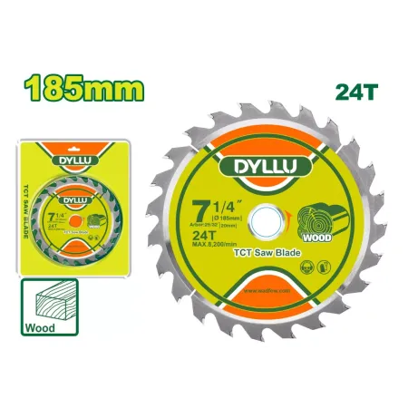 Փայտ կտրող սկավառակ DYLLU DTTC1K04 185մմ