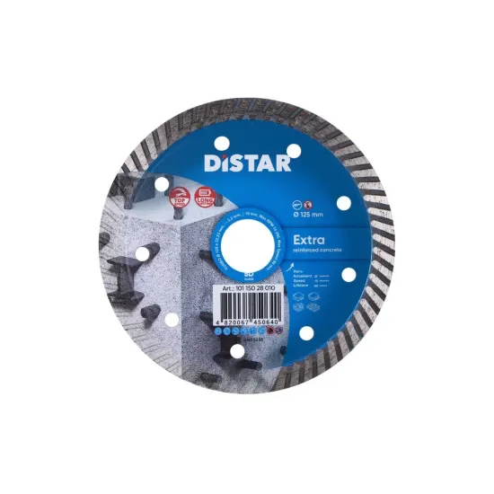 Diamond cutting disc Turbo 125 Extra 125x22.22x10x2.2mm Diamond cutting disc Turbo 125 Extra 125x22.22x10x2.2mm