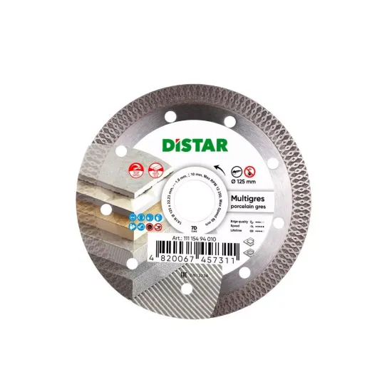 Diamond cutting disc 1A1R 125 Multigres 125x22.22x1.4 - 10x1.6mm Diamond cutting disc 1A1R 125 Multigres 125x22.22x1.4 - 10x1.6mm