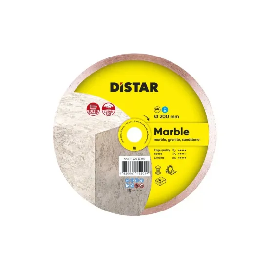 Diamond cutting disc Marble 1A1R 200x25,4x1.6x10 Diamond cutting disc Marble 1A1R 200x25,4x1.6x10