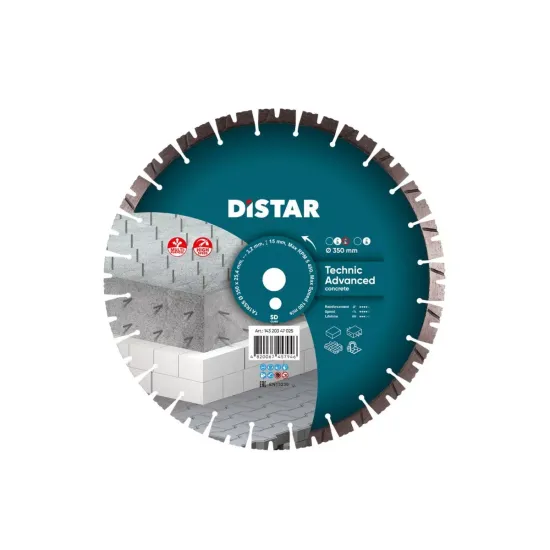 Diamond cutting disc for concrete Technic Advanced 350x 25.4 X15 x 3.5 Diamond cutting disc for concrete Technic Advanced 350x 25.4 X15 x 3.5