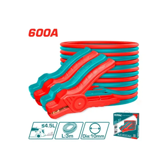 Jumper for car battery 600 A 3 M Jumper for car battery 600 A 3 M