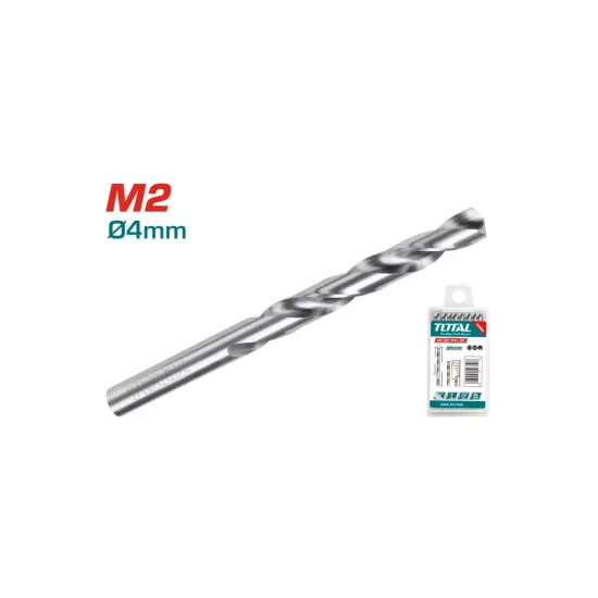 Drill bit for metal TOTAL 4 x 75mm Drill bit for metal TOTAL 4 x 75mm