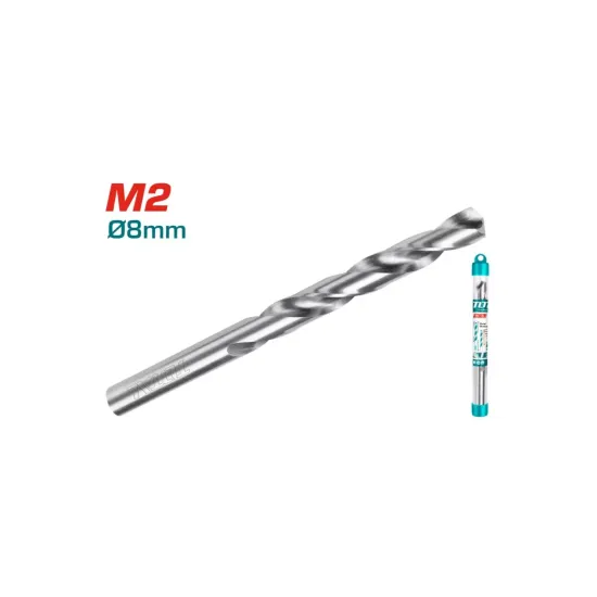 Drill bit for metal TOTAL 8.0 x 117mm Drill bit for metal TOTAL 8.0 x 117mm