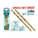 Cobalt drill HSS CO-M35 1.5mm Cobalt drill HSS CO-M35 1.5mm