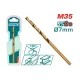 Cobalt drill HSS CO-M35 7mm Cobalt drill HSS CO-M35 7mm