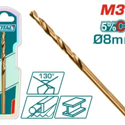 Cobalt drill HSS CO-M35 8mm