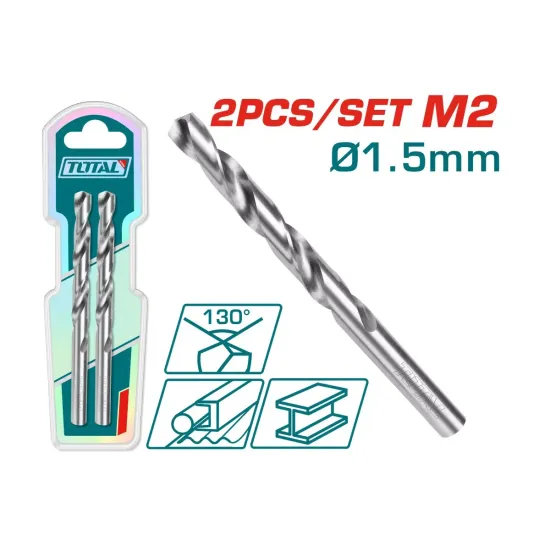 M2 HSS drill bit 1.5 mm M2 HSS drill bit 1.5 mm