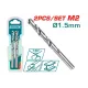 M2 HSS drill bit 1.5 mm M2 HSS drill bit 1.5 mm