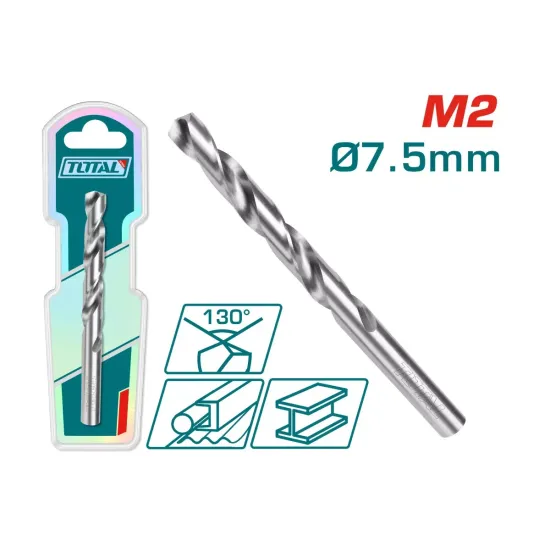 M2 HSS drill bit 7.5 mm M2 HSS drill bit 7.5 mm