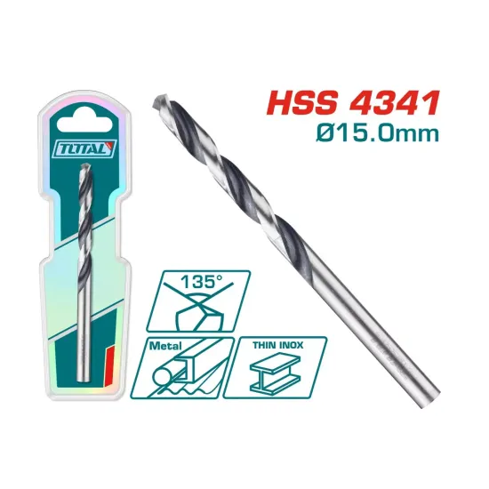 HSS 4341 drill bit 15mm HSS 4341 drill bit 15mm