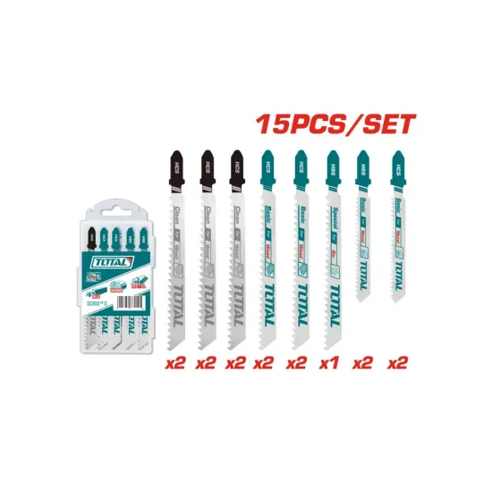 Jigsaw blade set 15pcs Jigsaw blade set 15pcs
