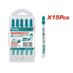 Jigsaw blade set for wood 15pcs