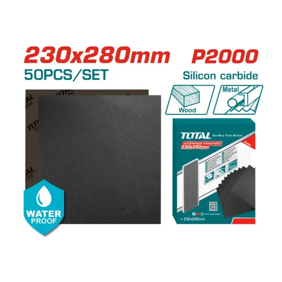 Waterproof sandpaper set 230x280mm Waterproof sandpaper set 230x280mm