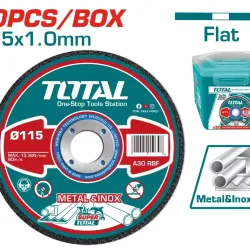 Abrasive metal cutting disc set
