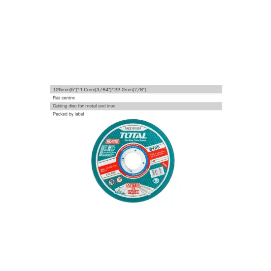 Abrasive cutting disc 125*1*22.2 mm Abrasive cutting disc 125*1*22.2 mm