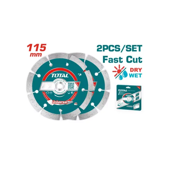Set of Diamond Segment Disc 115 x 22.22 mm 2pcs Set of Diamond Segment Disc 115 x 22.22 mm 2pcs
