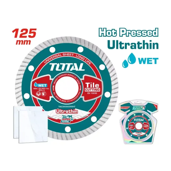 Ultra thin diamond disc 125 x 22.2 mm Ultra thin diamond disc 125 x 22.2 mm