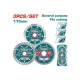 Dry cut diamond Disc set 3pcs 115mm Dry cut diamond Disc set 3pcs 115mm