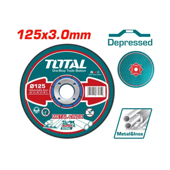 Abrasive cutting disc 125x3x22.2 mm Abrasive cutting disc 125x3x22.2 mm