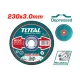 Set of abrasive cutting discs Total Steel 230x3,0x22.22мм Set of abrasive cutting discs Total Steel 230x3,0x22.22мм