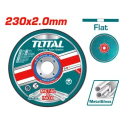 Set of abrasive cutting discs Total Steel 230x2x22.22мм