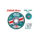 Set of abrasive cutting discs Total Steel 230x2x22.22мм Set of abrasive cutting discs Total Steel 230x2x22.22мм