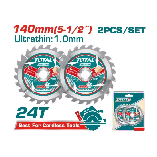 Wood cutting disc 2 pieces 140mm Wood cutting disc 2 pieces 140mm