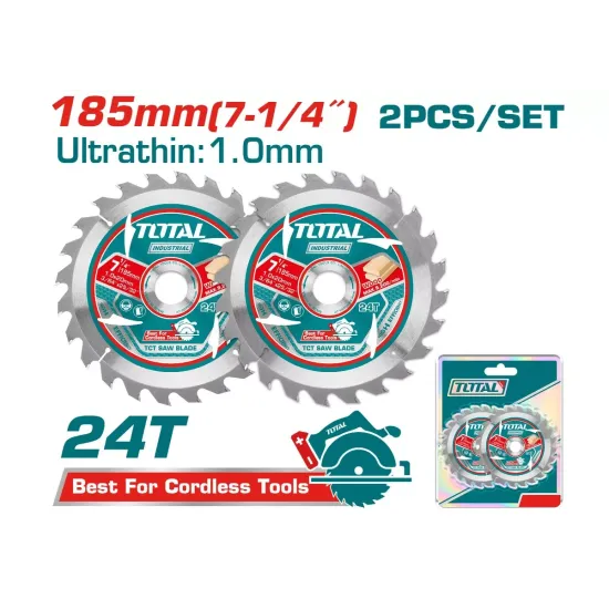 Wood cutting disc 2 pieces 185mm Wood cutting disc 2 pieces 185mm