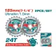 Wood cutting disc 2 pieces 185mm Wood cutting disc 2 pieces 185mm