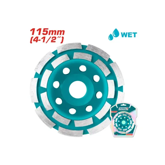 Diamond Double Row Grinding Disc 115x22.2mm Diamond Double Row Grinding Disc 115x22.2mm