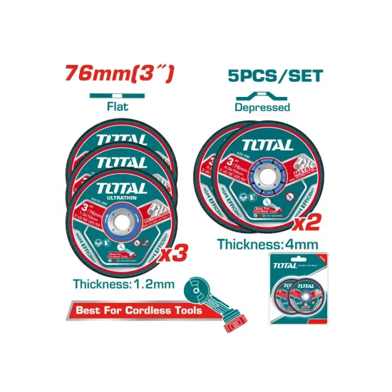Cutting and grinding disc set 5 pcs Cutting and grinding disc set 5 pcs