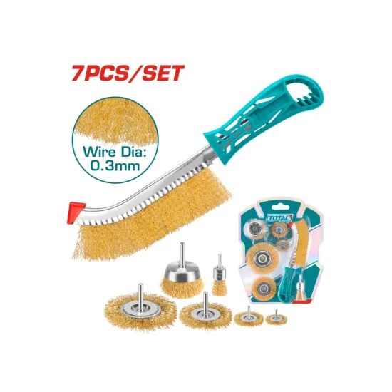 Set of wire brushes 7pcs Set of wire brushes 7pcs