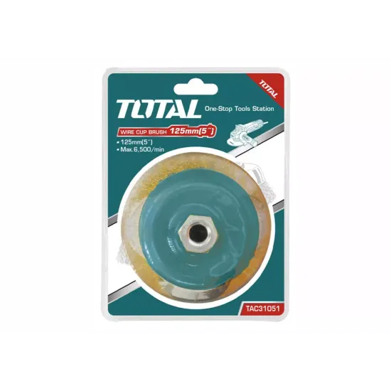 Wire brush with cup 100mm Wire brush with cup 100mm